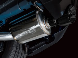 Ford Mustang Performance Exhaust - AWE Tuning - Cat Back Touring Edition - Dual Diamond Black Tips - `24-`27